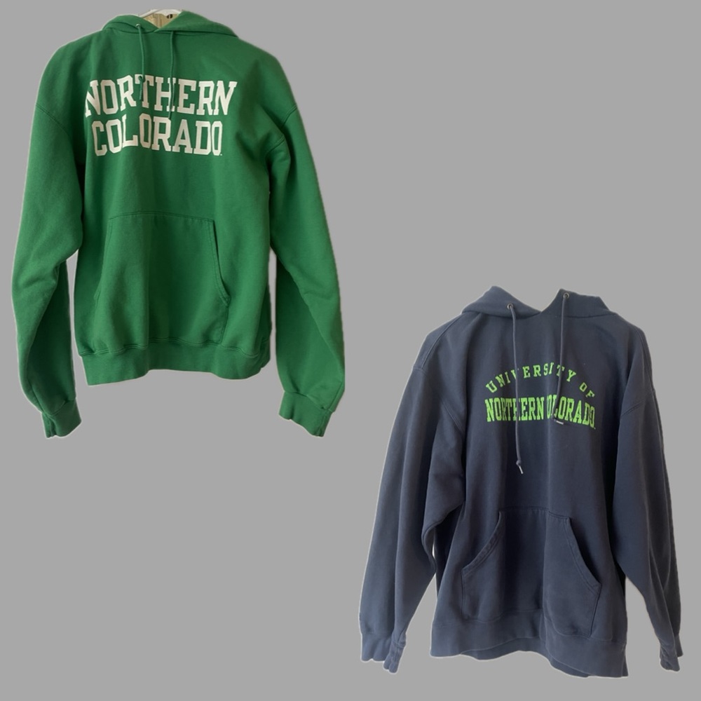 University of Northern Colorado- lot of 2 hoodies